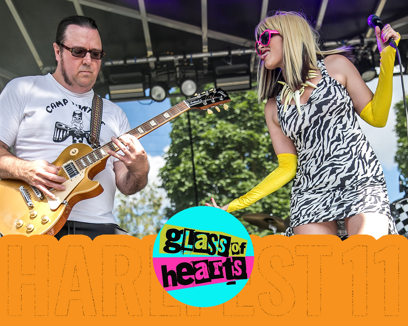 Glass Of Hearts - Blondie Tribute at Harefest 10
