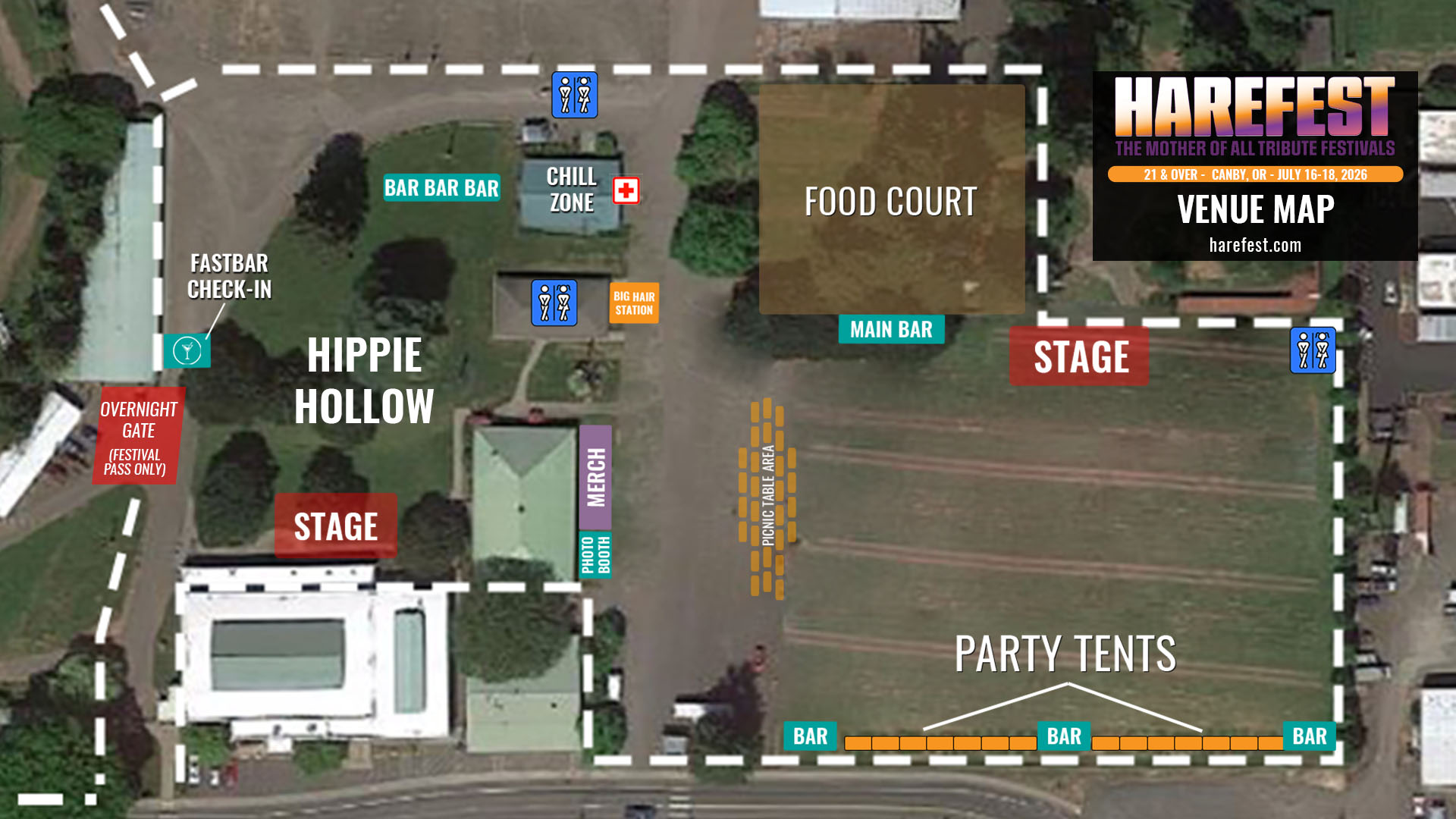 HAREFEST Venue Map