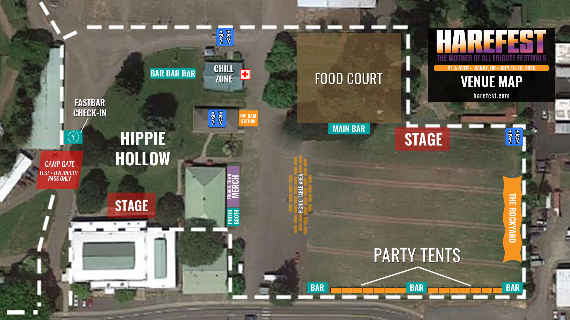 HAREFEST Venue Map
